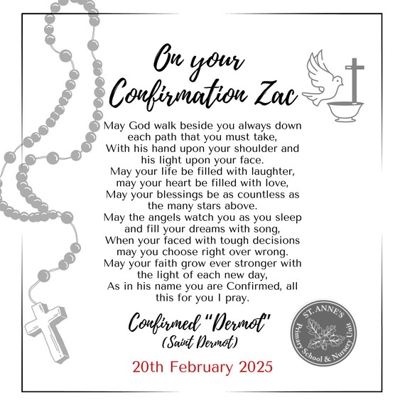 Confirmation Box Frame