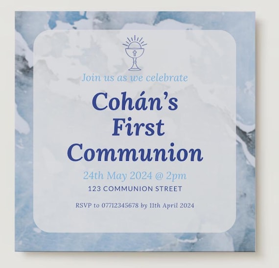 Communion Invite Template (Digital Download)