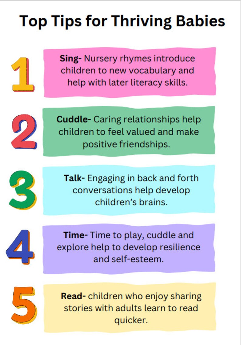Tips. Babies Parent's Top Tip Handout - Etsy