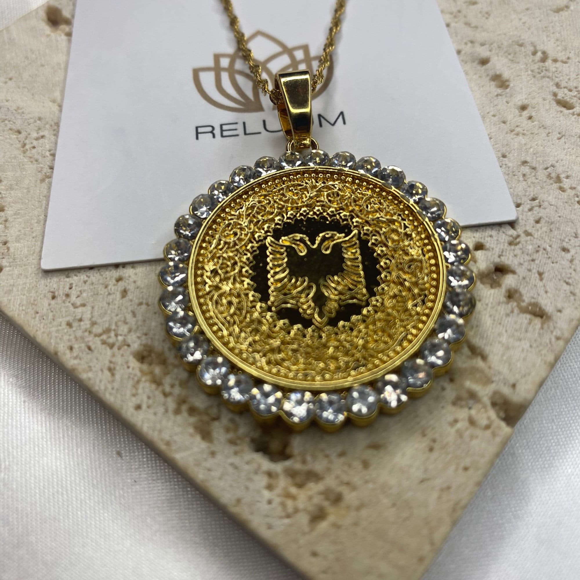 Albanian eagle necklace discount