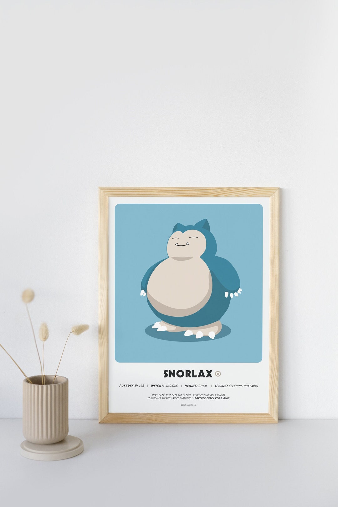Pokemon Snorlax Poster Digital Print Minimalist Pokemon Print Pokemon pokemon-snorlax-poster-digital-print-minimalist-pokemon-print-pokemon