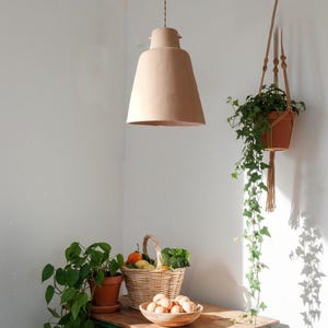 Handmade Terracotta Lamp: Custom Ceramic Lighting, Mallorca and Mediterranean style design
