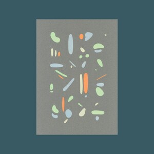 I vicini II / Collage di ritagli di carta A3