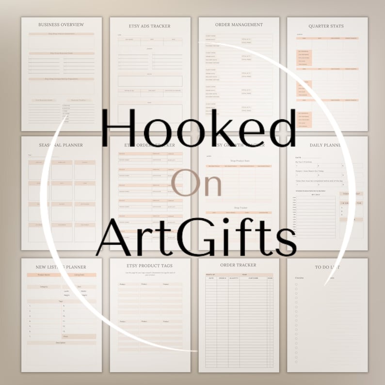 Etsy Shop Planner Printable | Digital Business Planner | Sell on Etsy ...