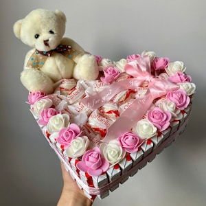 Geschenk Bestseller Romantische Geschenke für sie Muttertag Geschenk-Box Geburtstags-Blumen-Geschenk-Box Blumen-Geschenkvorschlag Geburtstags-Box für Freundin