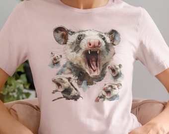 Funny Opossum Shirt, Possum T Shirt, Sarcastic Shirts, O'Possum TShirt, Opossum lover shirt,  Cute Possum T-Shirt, Cool Graphic Shirt Retro