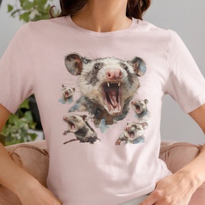 Funny Opossum Shirt, Possum T Shirt, Sarcastic Shirts, O&#39;Possum TShirt, Opossum lover shirt,  Cute Possum T-Shirt, Cool Graphic Shirt Retro