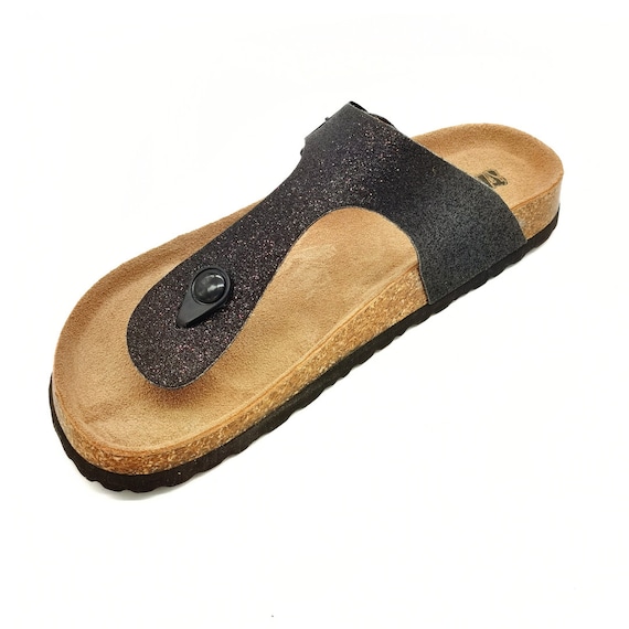 サンダル・ミュール Unique Sandals Cork Birch High-Quality Designer Leather Clog birkis sandals - Cork