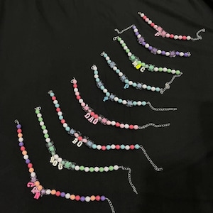 Personalized Beaded Cat Collar, Custom Cat&#39;s Name Collar, Dog Cat ID Collar, Heart Beaded Cat Dog Collar, Custom Pet Necklace, Gift For Cat