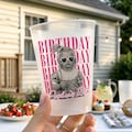 Personalized Birthday Vintage Photo Cup, Birthday Party Frosted Plastic Drinkware, Birthday Decor, Party Supplies, Birthday Face Cups