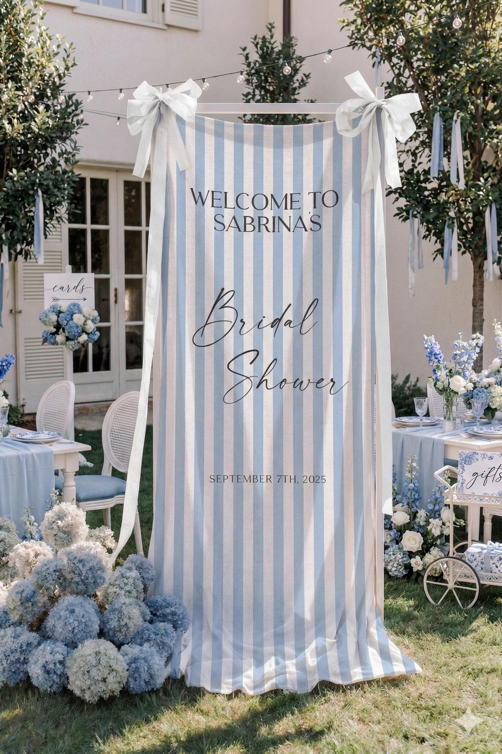 Personalized Linen Wedding Welcome Sign, Custom Bridal Shower, Baby Shower, Engagement Party, Anniversary Banner