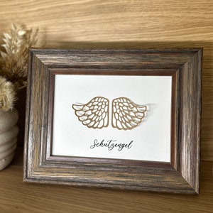 Beschermengel | Cadeau | Woonkamerdecoratie | Wanddecoratie | Bevestiging | geboorte | Geschenk