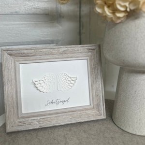 Beschermengel | Cadeau | Woonkamerdecoratie | Wanddecoratie | Bevestiging | geboorte |