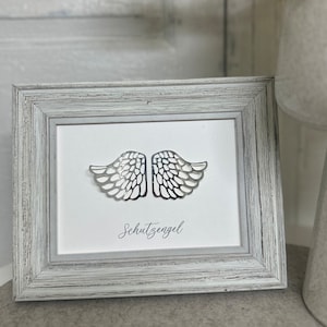 Beschermengel | Cadeau | Woonkamerdecoratie | Wanddecoratie | Bevestiging | geboorte |