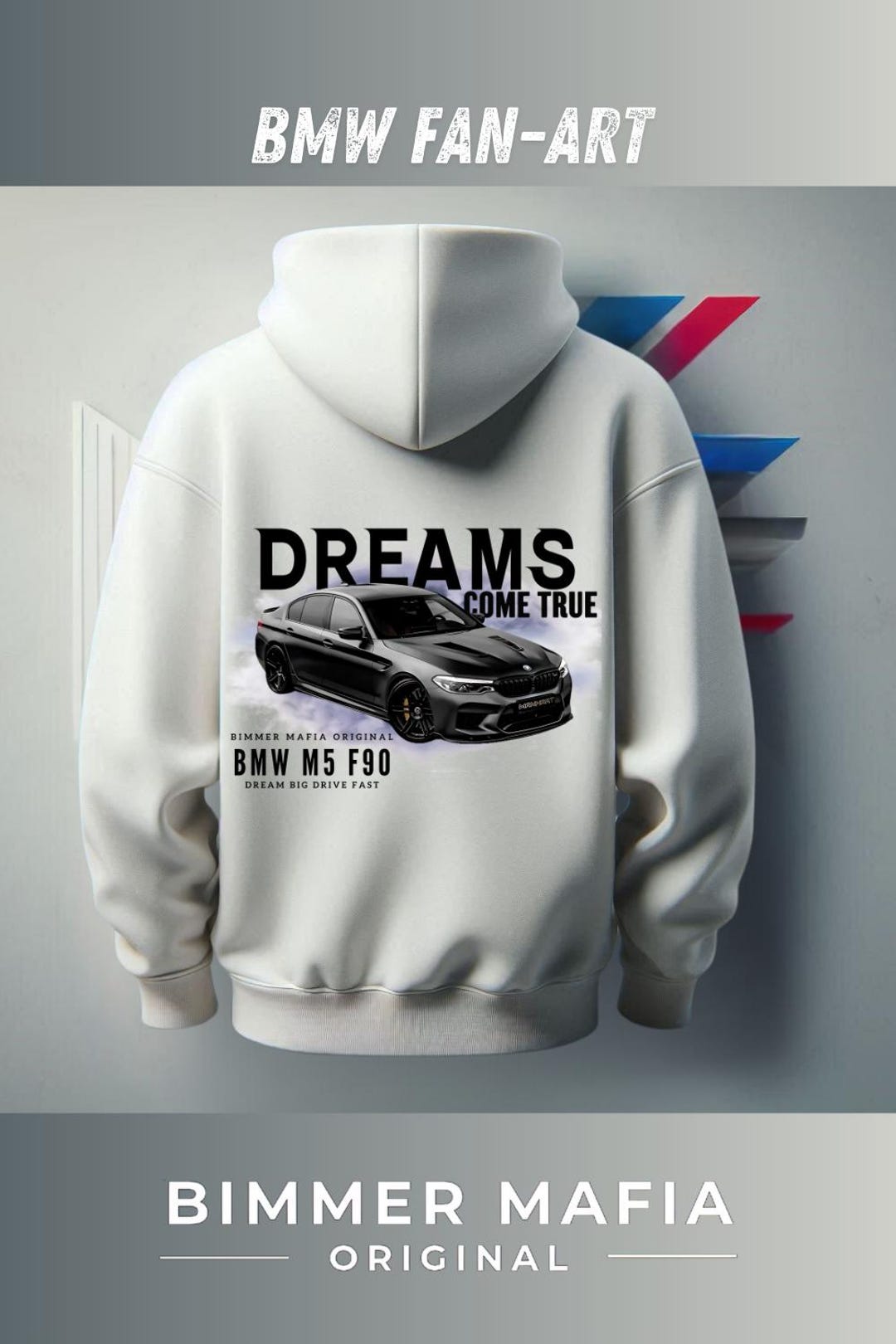 BMW M5 F90 - Hoodie / Dreams Come True Design / BMW Hoodie / BMW ...