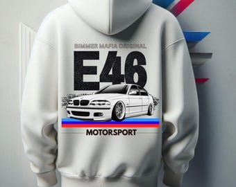 BMW M3 E46 Motorsport - Bluza z kapturem / Bluza z kapturem BMW / Koszulka BMW