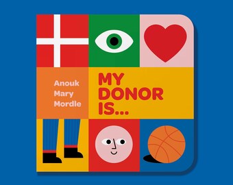 Mijn donor is, kartonnen boek. Nu bestellingen aannemen voor de maand april