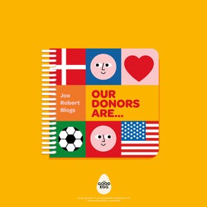 Nos donateurs sont... Livre cartonné personnalisé