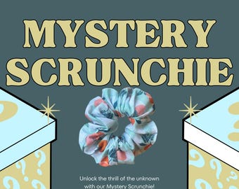 Handmade Mystery Scrunchie: Soft Cotton Hair Tie