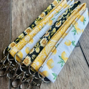 Keychain Wristlet – Handmade Fabric Key Fob | Wrist Keychain Strap for ...
