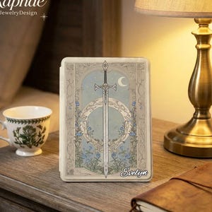 Vintage Sword Kindle Case, Kobo Libra Clear Case, Colorsoft Cover, Bookish Gift for Kindle 6" 2024, Paperwhite 12th 7", Detachable Magnetic