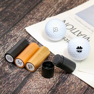 Custom Golf Ball Stamp, Personalized Ball Stamp, Monogram Golf Ball Stamp, Custom Stainless Stamp, Father&#39;s Day Gift, Gift For Husband
