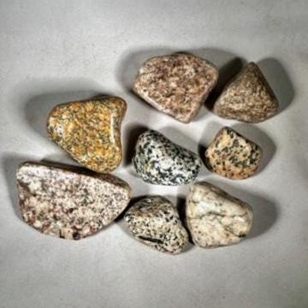 Natural MN Granite Tumbled Stones for Crafting and Decor - Etsy