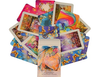 Magical Dreams & The Power of Determination Oracle Deck: A 40-Oracle Card Deck with 6 Bonus Wild Cards and Guidebook - English version