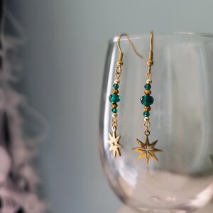Fairycore crystal necklace. Fairy choker. Gold grunge necklace. Fantasy jewelry. Aesthetic necklace. Handmade jewelry. image 8