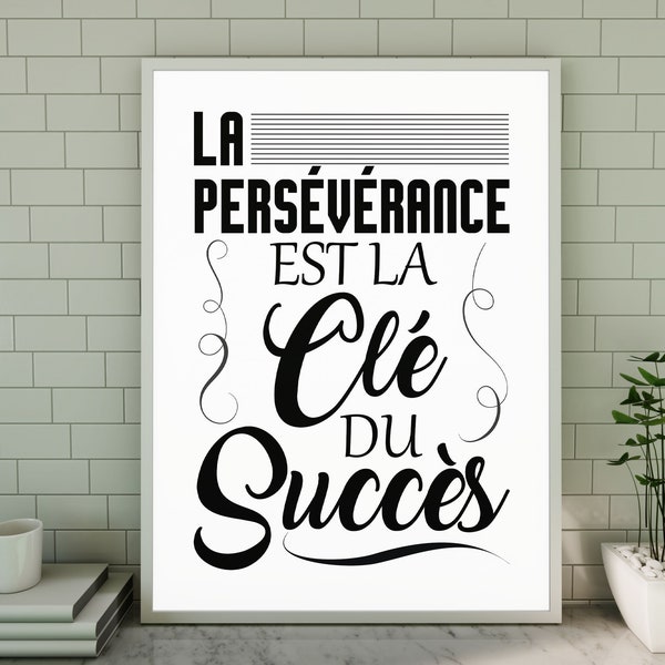 Affiche de motivation, Décoration de bureau,Art mural de motivation, Texte inspirant, Impression vintage, oeuvre d'art prête à accrocher