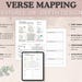 Verse Mapping Journal Christian Planner Bible Study Printable Bible ...