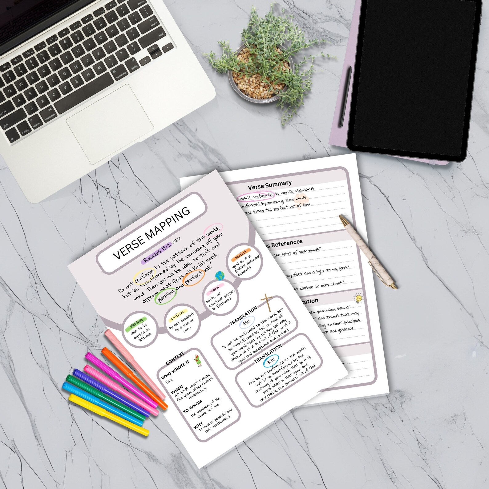 Guided Writing Faith and Prayer Journal Prompts Scripture Mapping ...