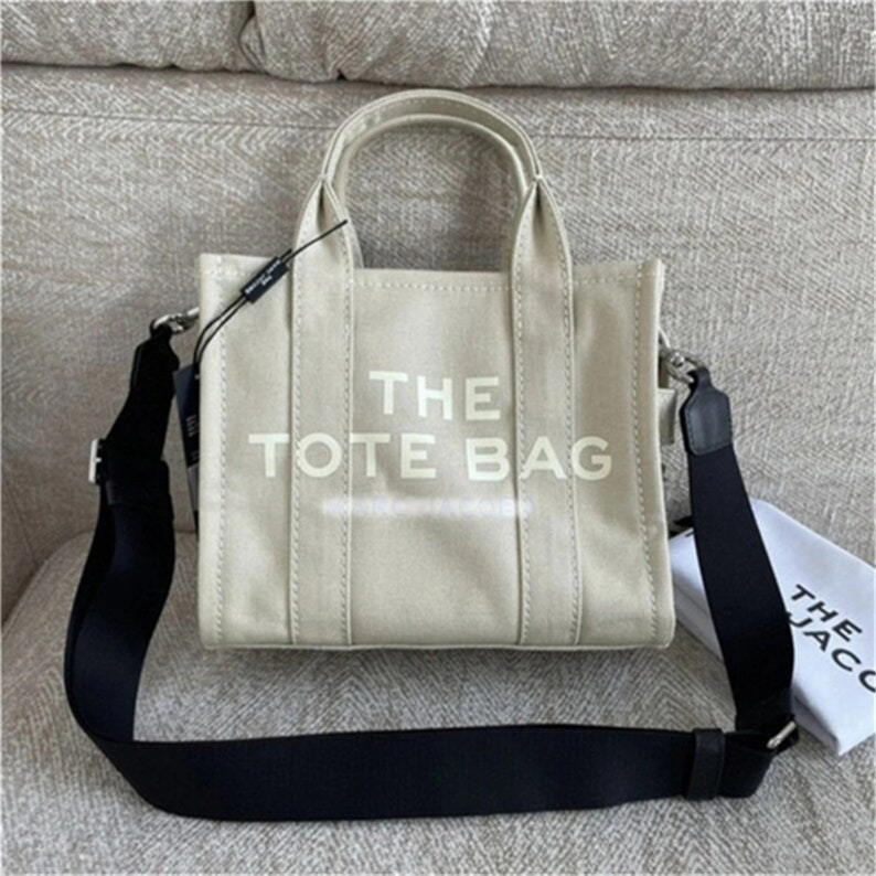 Canvas Shoulder Tote Bag: Minimalistic Eco-Friendly Shopping Tote, Ideal Gift for Her zdjęcie 5