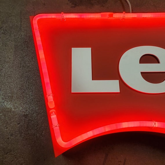 Levi's Denim Jeans LED (faux) Neon Illuminated Light-up