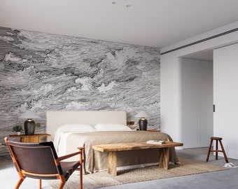 Clouded Wall Mural, Sky Wallpaper, Classic art removable wallpaper, Retro paintings, Wall art, Wallpaper #6