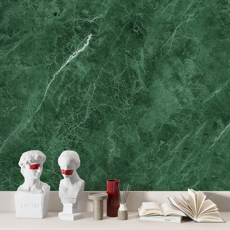 Green Marble Wallpaper - Etsy