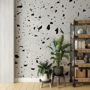 Terrazzo Küchen- und Badezimmer Backsplash Panel, entfernbare Tapete aus Terrazzo, Terrazzo-Wand, abnehmbares Vinyl, Tapete zum Schälen und Aufkleben