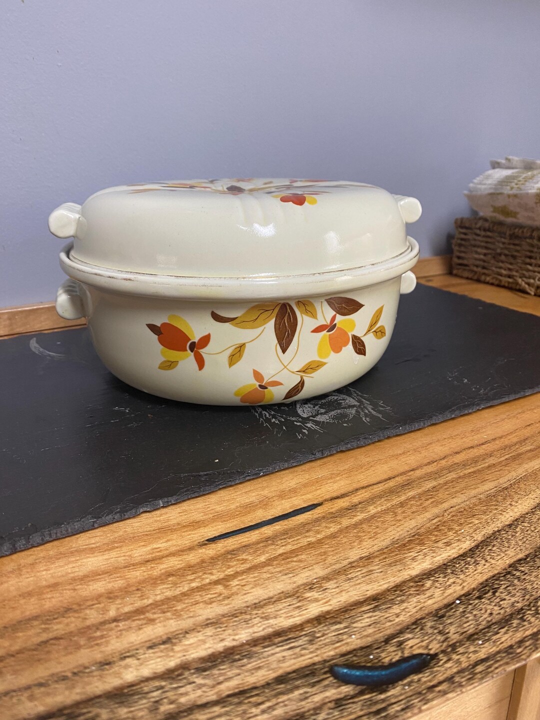 Hall Casserole Dish W Lid Etsy