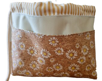 Bag organizer - Korkart Blümchen - No more chaos in your handbag