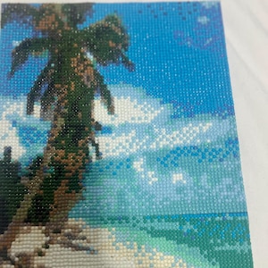 Island Completed Diamond Painting.