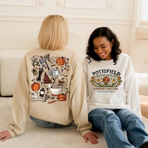 Sweat-shirt Fête des récoltes de Pottsfield, chemise murale sur le jardin, chemise Pottsfield, chemise d'Halloween, costume d'Halloween, vêtements d'Halloween