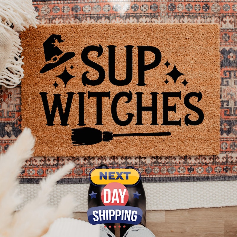 Halloween Decorations Doormat Witch Castle Kitchen Mat Floor Mat Non-Slip