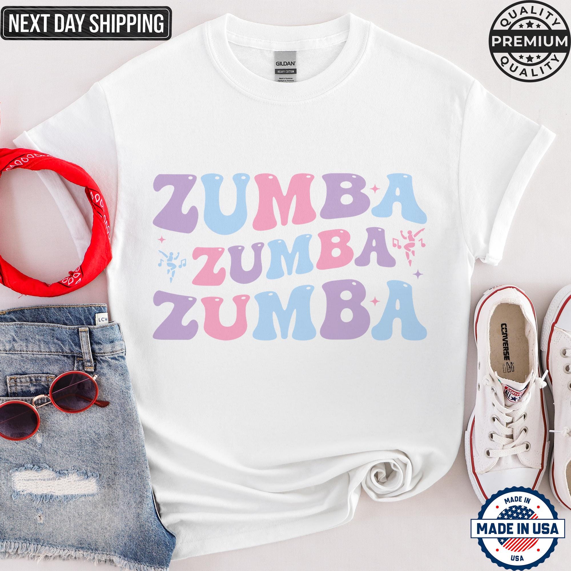 ZUMBAピンクシャツいM ZUMBAネオンピンクMトップス Zumba Libre Boxy