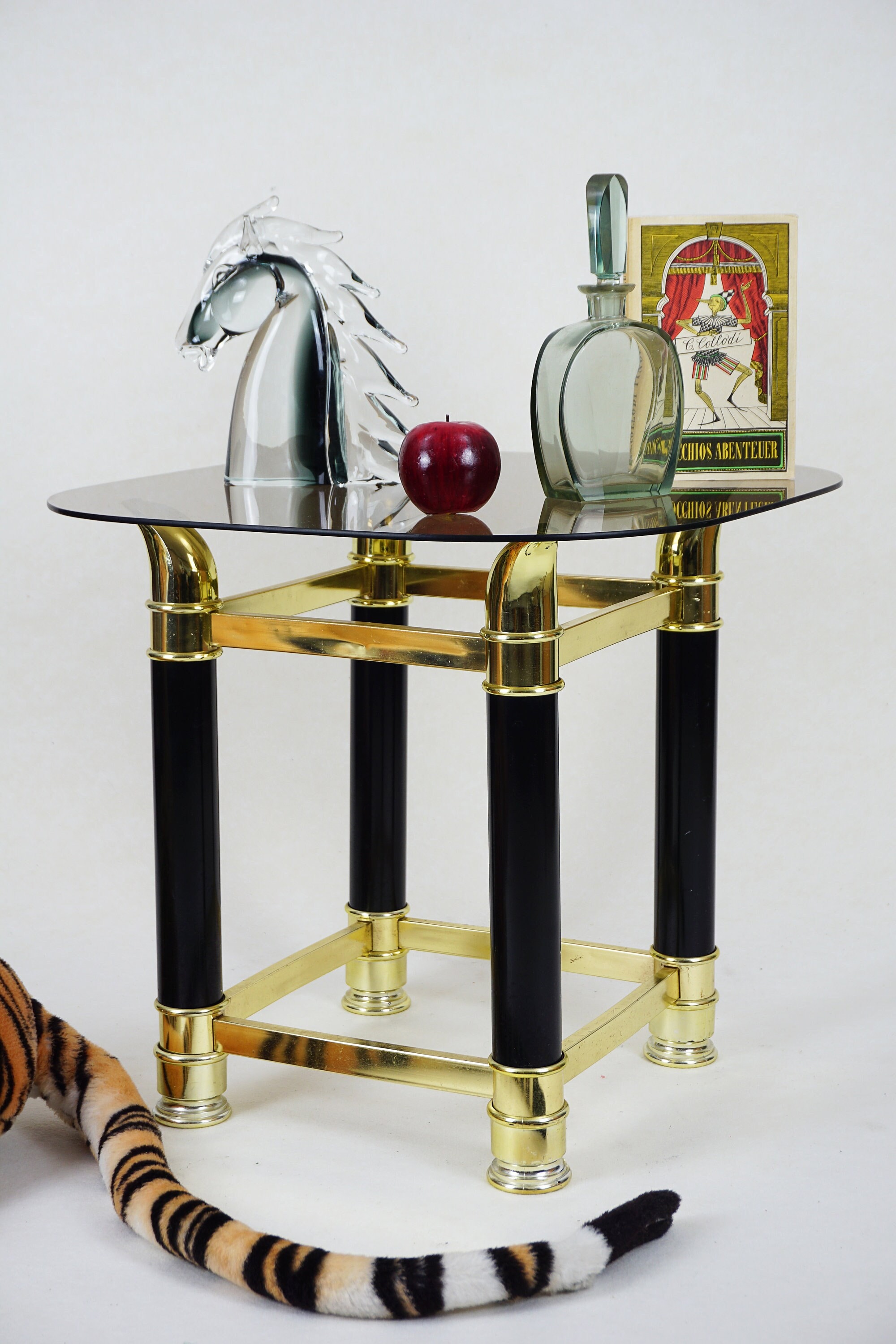 Retro RS-TABLE A Twist Brass メーカー完売品 Uttermost® Triplet Antique Brass Coffee Table | Fischer Furniture