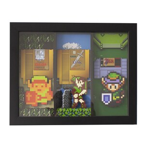 Zelda 3D Art A Link to the Past Super Nintendo Print Zelda Art Video Game Decor Gamer Gift