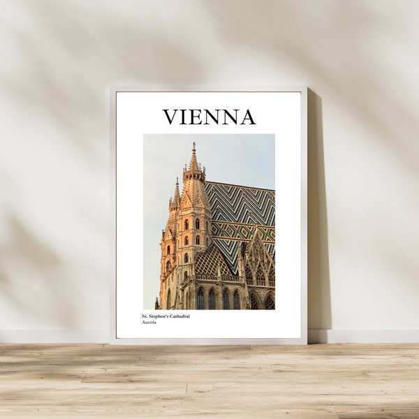 Vienna Digital Print, Poster, Wall Art, Poster Art, Photography, Digital Download, Printable Art, Large Wall Art