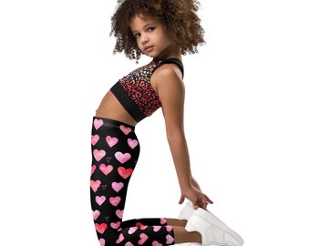 Kid's Leggings LOVEHEARTS