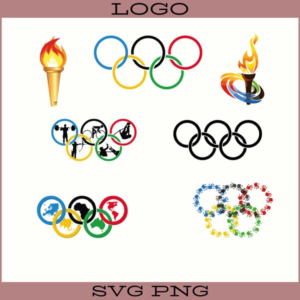 Bundle logo en couches, fichiers Svg, Png, Pdf pour Cricut et Silhouette, impression par sublimation, autocollants