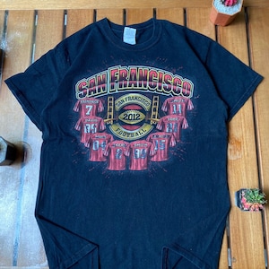 San Francisco Football 2012 T-Shirt, Vtg Sportwear T-Shirt, Sportwear T-Shirt, American Football T-Shirt