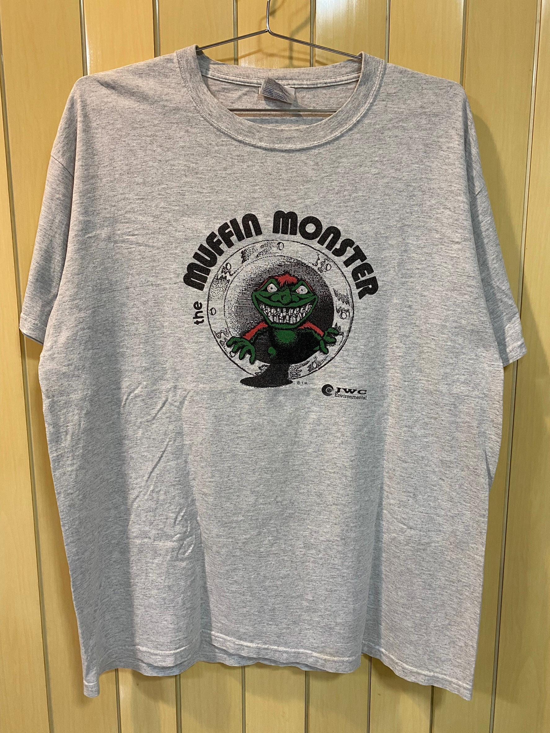 Vintage 00s the Muffin Monster Sewage Grinder Pump T-shirt XL